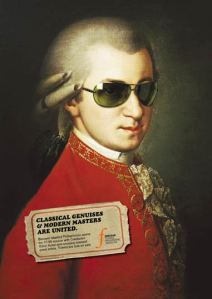 Mozart wasn't talented